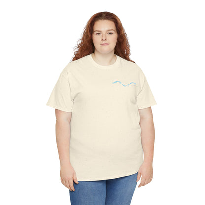 Happiness comes in waves . T‑Shirt